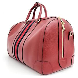 Gucci-Gucci  Soho Small Duffle Bag (724642)-Red