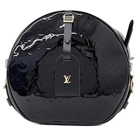 Louis Vuitton-Louis Vuitton Vernis Petite Boite Chapeau Souple-Black