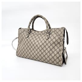 Gucci-Proyecto Hacker Gucci X Balenciaga Bolsa Tote-Beige