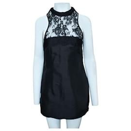 Autre Marque-CAMILLA AND MARC Black Dress with Lace-Black