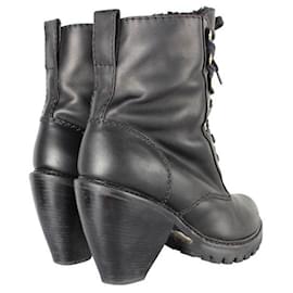 Marc Jacobs-Marc Jacobs Fur-lined Boots-Black