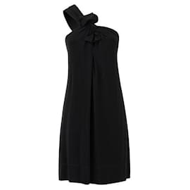 Autre Marque-ZEITGENÖSSISCHES DESIGNER-Jerseykleid mit einer Schulter-Schwarz