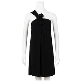 Autre Marque-ZEITGENÖSSISCHES DESIGNER-Jerseykleid mit einer Schulter-Schwarz