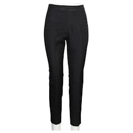Carolina Herrera-Carolina Herrera Black Pants Textured-Black