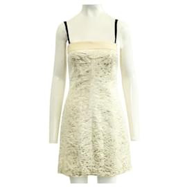 D&G-D&G Golden Sleeveless Dress-Golden
