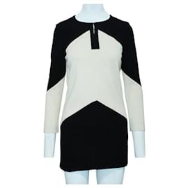 Diane Von Furstenberg-Vestido Sheridan negro y beige de Diane Von Furstenberg-Negro