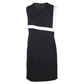 Givenchy-GIVENCHY Dress With Duo Tone Marine Style Collar-Black