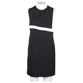 Givenchy-GIVENCHY Dress With Duo Tone Marine Style Collar-Black