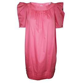 Autre Marque-CONTEMPORARY DESIGNER Vestido rosa com abertura nas costas-Rosa