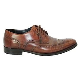Hugo Boss-Sapatos Oxford marrom Hugo Boss-Marrom