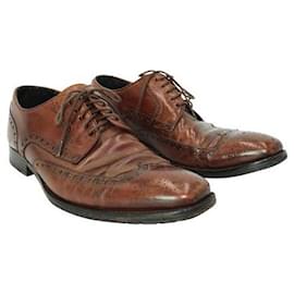 Hugo Boss-Sapatos Oxford marrom Hugo Boss-Marrom