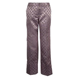 Elizabeth And James Purple & Gold Tile Carson Pants Purple