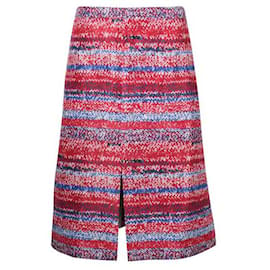 Tory Burch-Tory Burch Multicoloured Silk Midi Skirt-Multiple colors