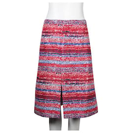 Tory Burch-Tory Burch Multicoloured Silk Midi Skirt-Multiple colors