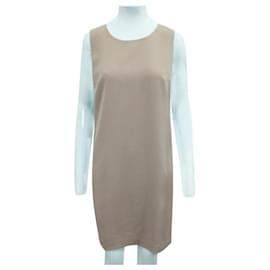 Autre Marque-CONTEMPORARY DESIGNER Pastel Pink and Black Shift Dress-Other