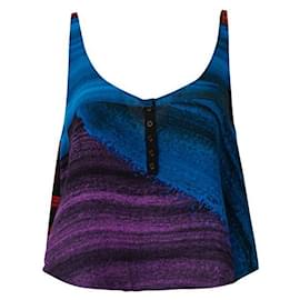 Autre Marque-CONTEMPORARY DESIGNER Camisole courte multicolore-Multicolore