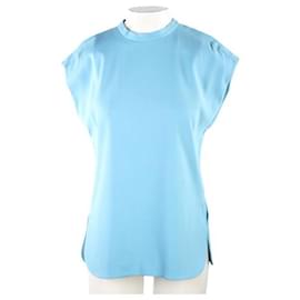 Balenciaga-BALENCIAGA Top estruturado azul celeste-Azul