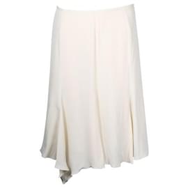 Armani-Armani Cream Asymmetrical Skirt-Cream