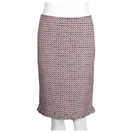 Marni-Marni Pink Print Skirt Winter Edition 2012-Pink