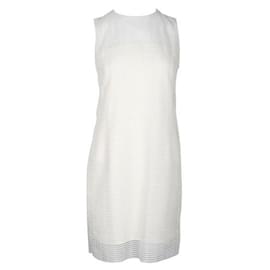 Akris-Akris Ivory Mesh Sleeveless Dress-Cream