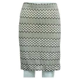 Missoni-Missoni Grey and Beige ZigZag Skirt-Multiple colors