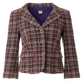 Autre Marque-DESIGNER CONTEMPORANEO Giacca in tweed copped-Multicolore