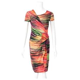 Autre Marque-CONTEMPORARY DESIGNER Multicolor Brush Stroke Dress-Multiple colors
