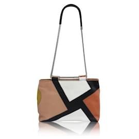 Autre Marque-CONTEMPORARY DESIGNER Color Block Shoulder Bag-Multiple colors