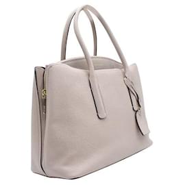 Autre Marque-Contemporary Designer Pale Pink Leather Tote Bag-Other