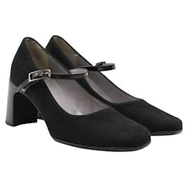 Gucci-Salto bloco preto Gucci Mary Jane-Preto