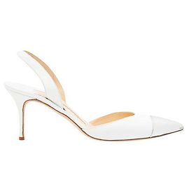 Manolo Blahnik Carolyn Slingback-Pumps Weiß