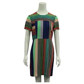 Diane Von Furstenberg-Vestido de línea colorida de Diane Von Furstenberg-Multicolor