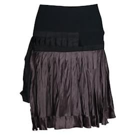 Sacai-Sacai Black Ruffled Skirt-Black