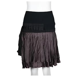 Sacai-Sacai Black Ruffled Skirt-Black