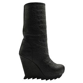 Camilla Skovgaard Stamped Pull On Wedge Boot Black