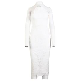 Autre Marque-ALEX PERRY  White Lace Dress-White