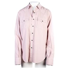 Saint Laurent-SAINT LAURENT Chemises à poches-Rose