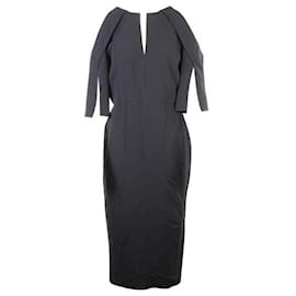 Roland Mouret-Vestido ROLAND MOURET De Crepé-Negro