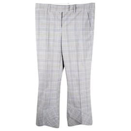 Autre Marque-CONTEMPORARY DESIGNER Checkered Cropped Pants-Other