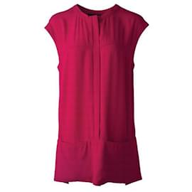 Isabel Marant-ISABEL MARANT Hemdblusenkleid mit Kordelzug-Pink
