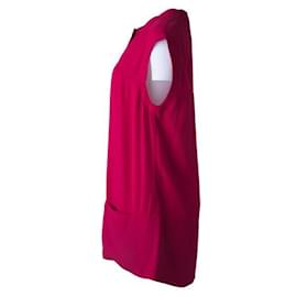 Isabel Marant-ISABEL MARANT Hemdblusenkleid mit Kordelzug-Pink