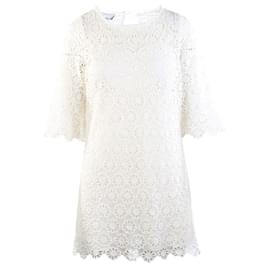 Autre Marque-Contemporary Designer White Lace Dress-White