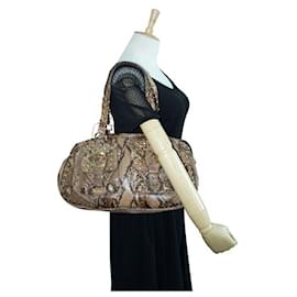 Autre Marque-CONTEMPORARY DESIGNER Snakeskin Shoulder Bag-Other