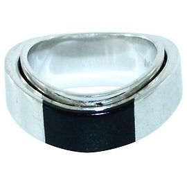 Anel preto e branco MONTBLANC Preto