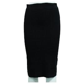 Donna Karan-Donna Karan Classic Black Pencil Skirt-Black