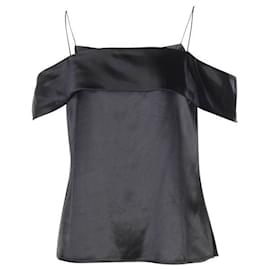 Autre Marque-Top con spalle scoperte DESIGNER CONTEMPORANEO-Nero