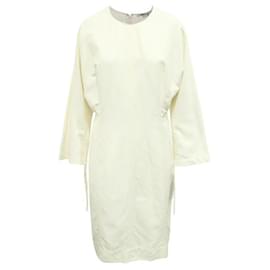 Stella Mc Cartney-STELLA MCCARTNEY Ivory Long Sleeve Dress-Cream