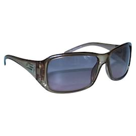 Gucci-Gafas de sol Gucci Vintage Brown Transculent Plastic "G"-Castaño