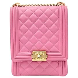 Chanel-Chanel  Boy Flap Bag-Pink