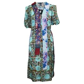 MARC JACOBS Vestido de patchwork multicolor Multicolor